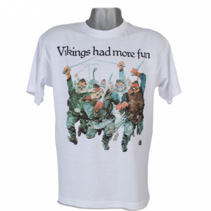 T-shirt Vikings had more fun i gruppen T-shirts / Vuxen hos Handfaste (1439r)