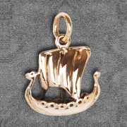 Bronze pendant   viking ship 2,5 cm