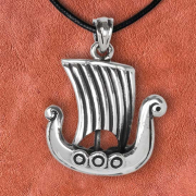 Silver pendant   viking ship 2,7 cm