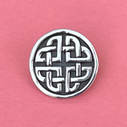 Silver brooch    Pictish knot 2.5 cm